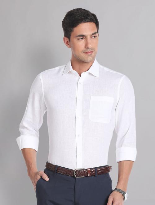 mens solids formal shirt - 19648959 - Very Small Image - 1