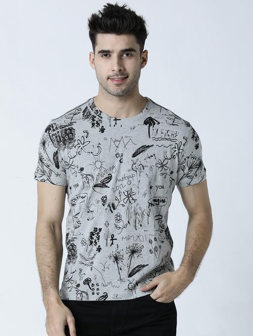 printed cotton regular t-shirt - 19650198 - Very Small Image - 1