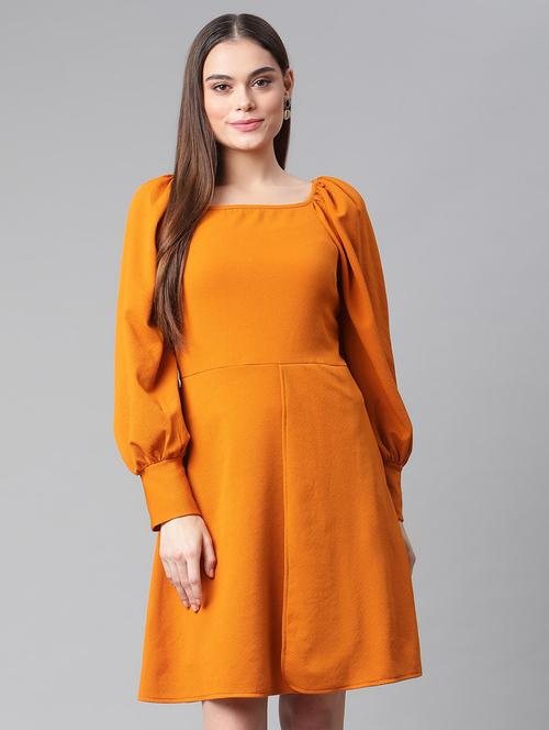 women square neck a-line dress - 19650340 - Very Small Image - 1