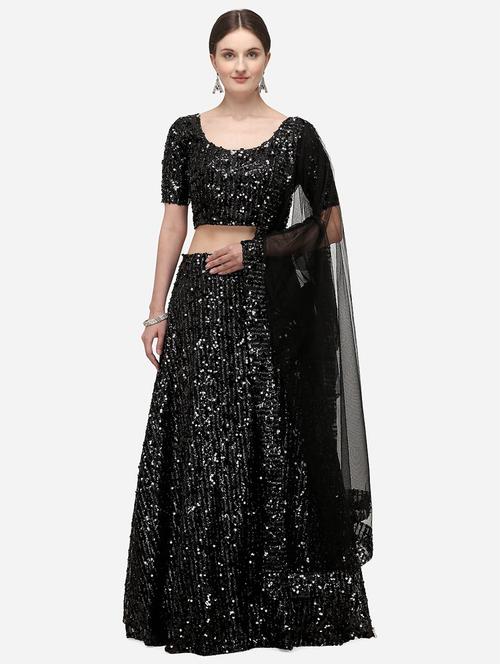 embroidered lehenga choli with dupatta set - 19650363 - Very Small Image - 1