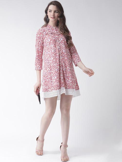 red printed shirt dress - 19650391 - Very Small Image - 1