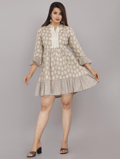 women's fit & flare polka dots dress - 19657395 - Very Small Image - 1