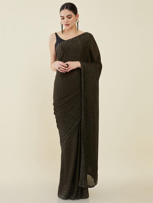 women's embellished saree - 19659506 - Very Small Image - 1