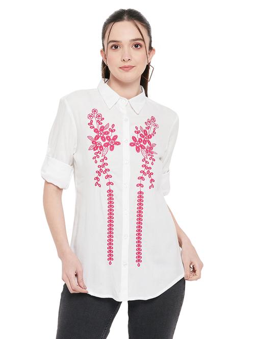 roll up sleeves solid regular shirt - 19660596 - Very Small Image - 1