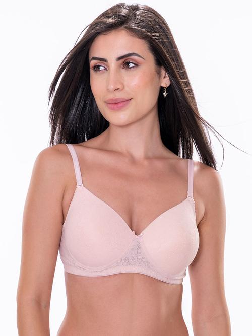 a lightly padded lace bra is  - 19662334 - Very Small Image - 1