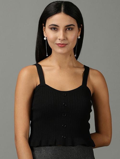 camisole neck solid tank top  - 19662642 - Very Small Image - 1