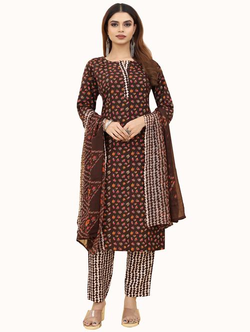 notch neck kurta pant set - 19664320 - Very Small Image - 1