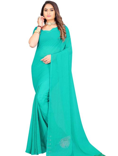 women's embellished saree with blouse - 19664331 - Very Small Image - 1