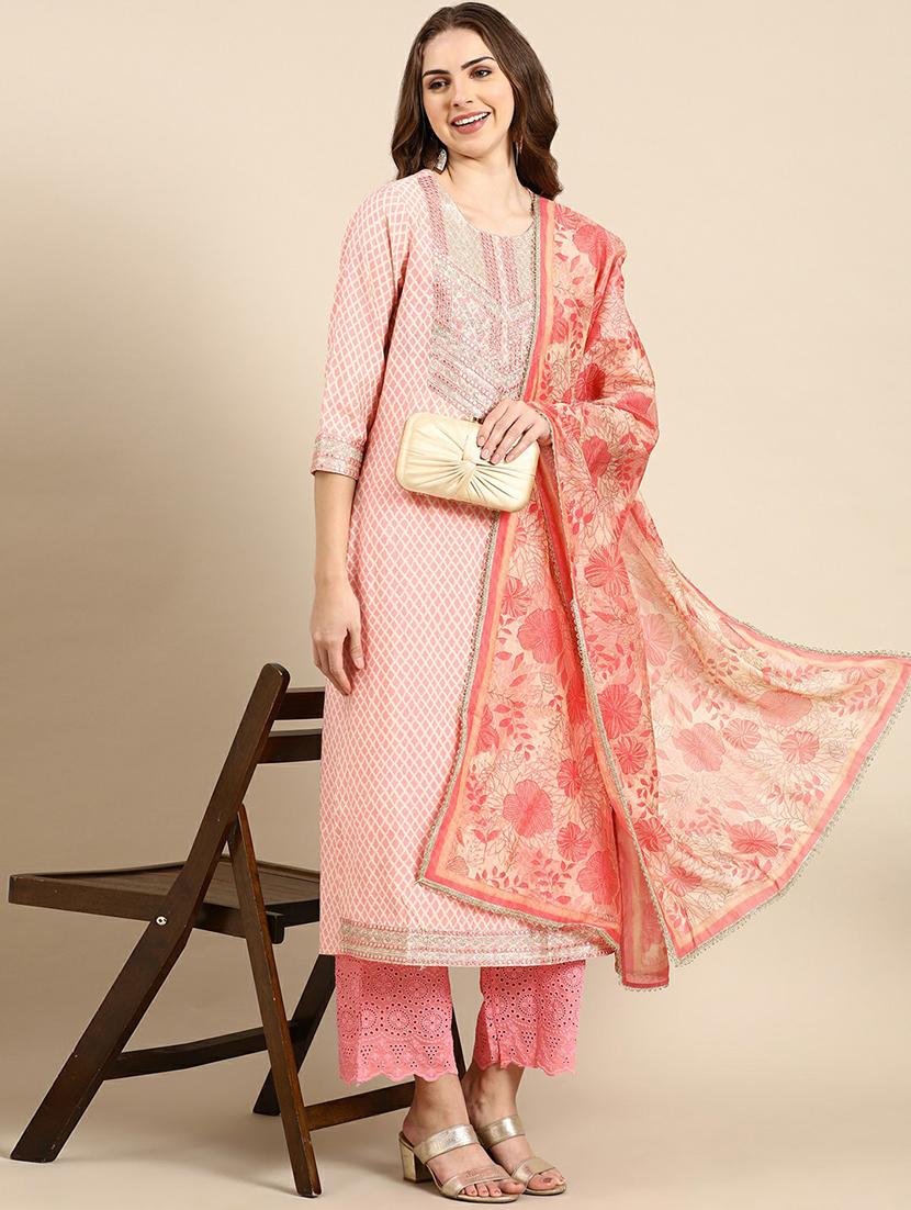 women printed kurta pant set - 19664974 - Zoom Image - 4