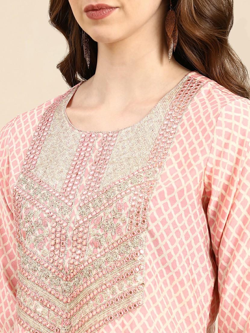 women printed kurta pant set - 19664974 - Standard Image - 5