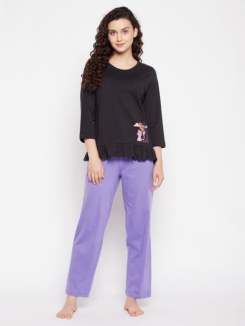 printed pyjama set nightwear set - 19665228 - Very Small Image - 1