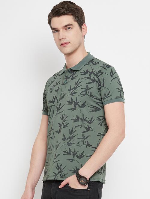 printed cotton polo t-shirt - 19665293 - Very Small Image - 1