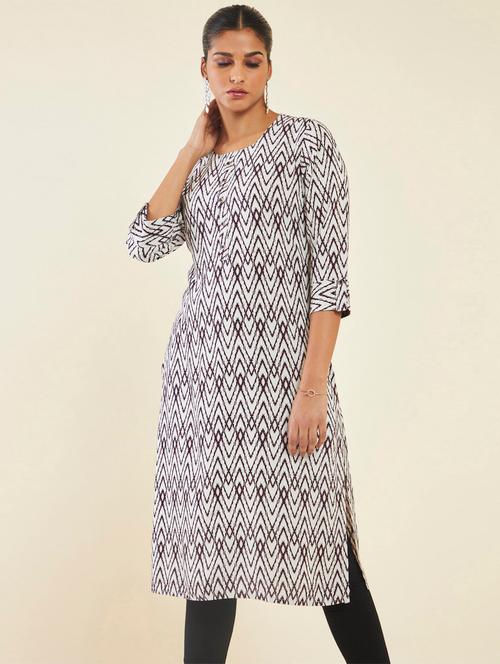women's straight kurta - 19665492 - Very Small Image - 1