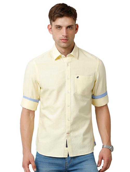 mens solid casual shirt - 19666481 - Very Small Image - 1