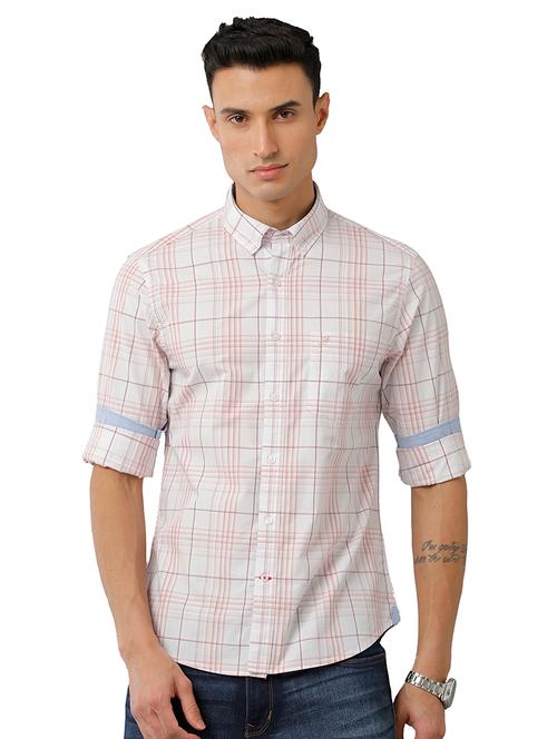 mens checks casual shirt - 19666494 - Very Small Image - 1