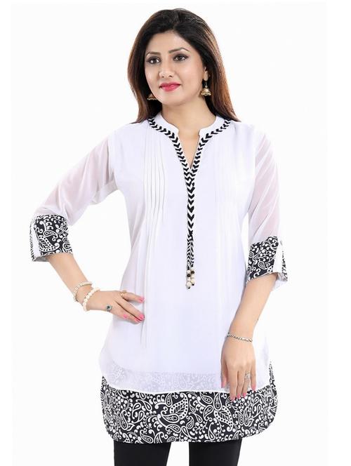 women's straight kurta - 19666665 - Very Small Image - 1