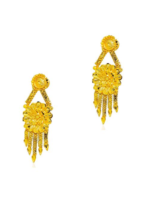 gold brass studs earring - 19666928 - Very Small Image - 1