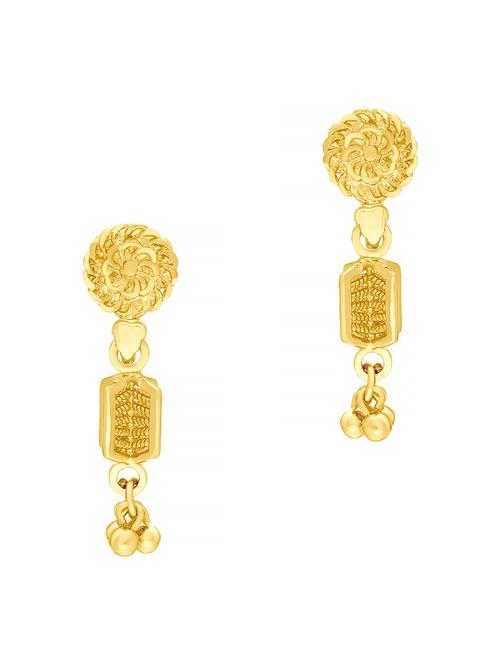 gold brass drop earring - 19666992 - Very Small Image - 1