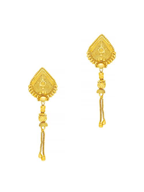 gold brass studs earring - 19667003 - Very Small Image - 1