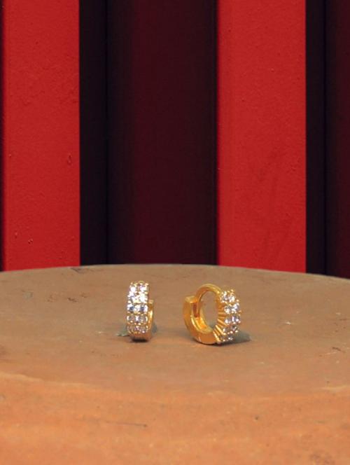 cubic zirconia brass clip-on earrings - 19667181 - Very Small Image - 1