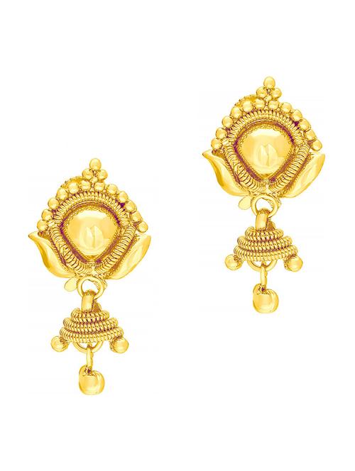 gold brass studs earring - 19667303 - Very Small Image - 1
