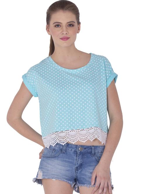 women round neck printed top set - 19669015 - Very Small Image - 1