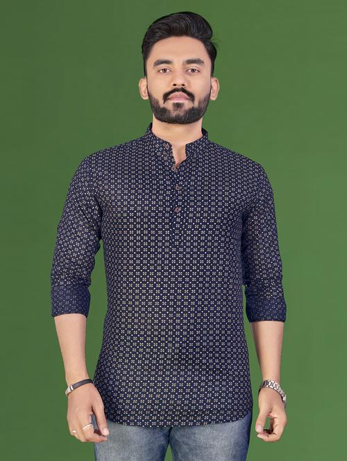 printed short kurta - 19670128 - Very Small Image - 1