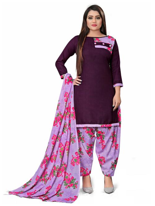 printed unstitched salwar suits - 19671643 - Very Small Image - 1