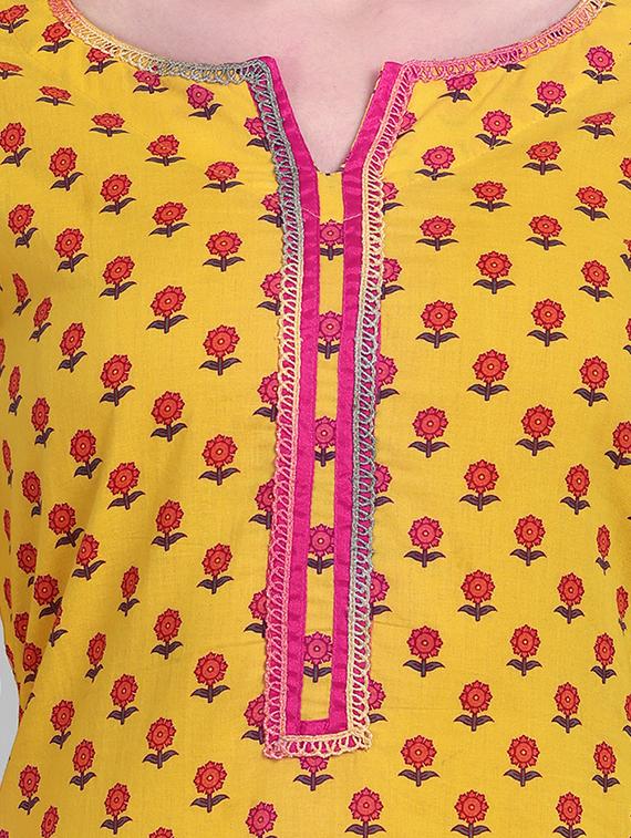 women's straight kurta - 19682449 - Zoom Image - 3