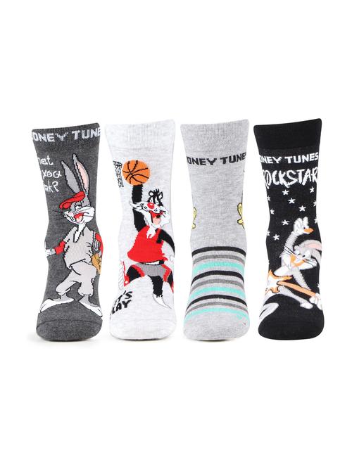 boys pack of 4 printed socks - 19688627 - Very Small Image - 1