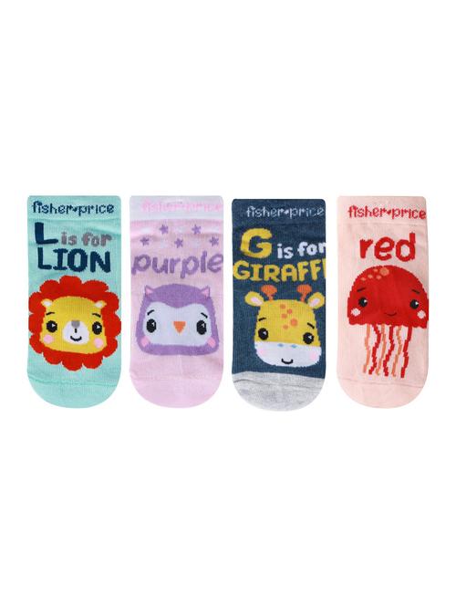 boys pack of 4 printed socks - 19688636 - Very Small Image - 1