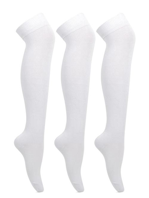 white polyester blend stocking - 19689036 - Very Small Image - 1