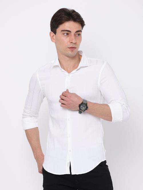 mens solid casual shirt - 19689425 - Very Small Image - 1