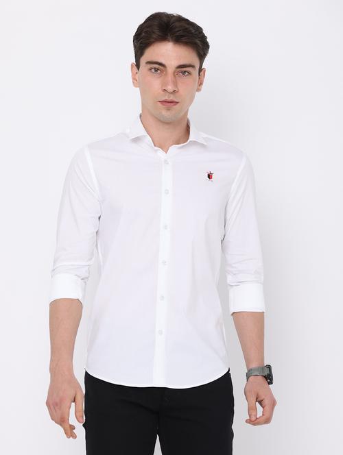 mens solid casual shirt - 19689440 - Very Small Image - 1