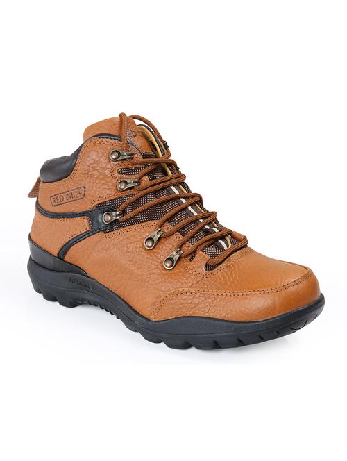 tan leather lace up shoes - 19690284 - Very Small Image - 1