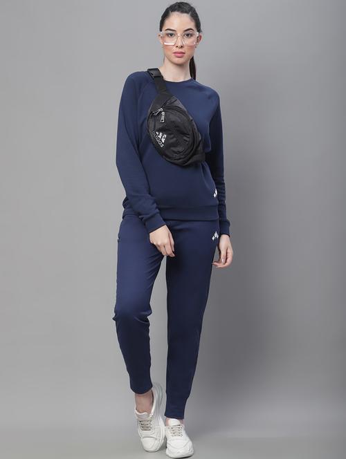 blue cotton track suit set - 19691573 - Very Small Image - 1