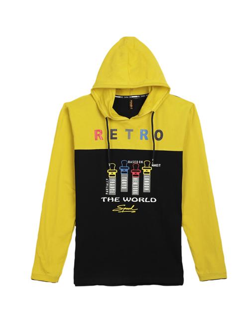 boys color block hooded neck t-shirt - 19694161 - Very Small Image - 1