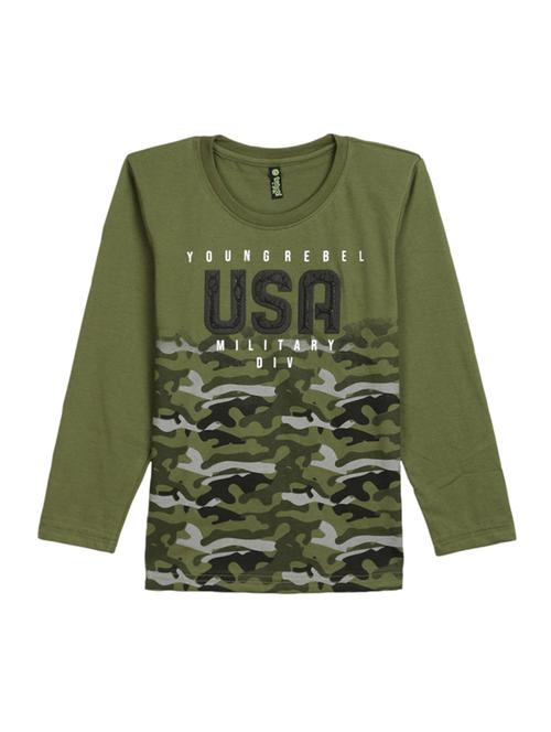 boys printed round neck t-shirt - 19694175 - Very Small Image - 1