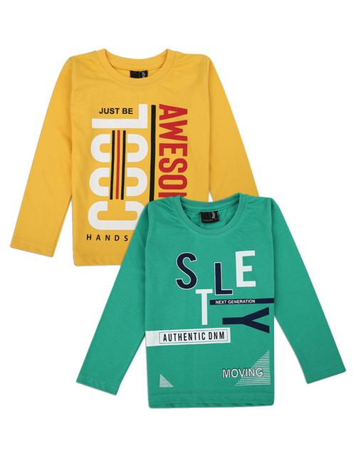 boys pack of 2 printed t-shirts - 19694390 - Very Small Image - 1