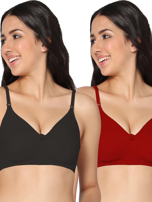 multi colored cotton combos bra - 19695683 - Very Small Image - 1