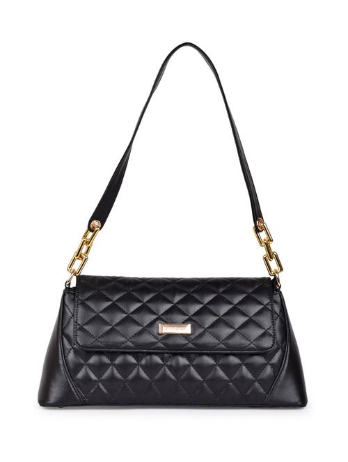 black leatherette (pu) handbag - 19695874 - Very Small Image - 1