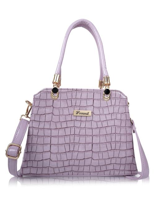 lavender leatherette (pu) regular handbag - 19695944 - Very Small Image - 1