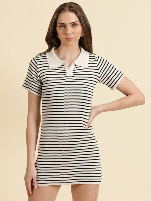 women's sheath striped dress - 19698829 - Very Small Image - 1