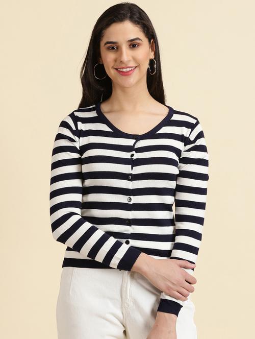 women's straight round neck top - 19699084 - Very Small Image - 1