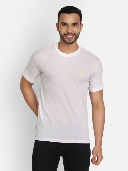 round neck solid regular t-shirt - 19700254 - Very Small Image - 1