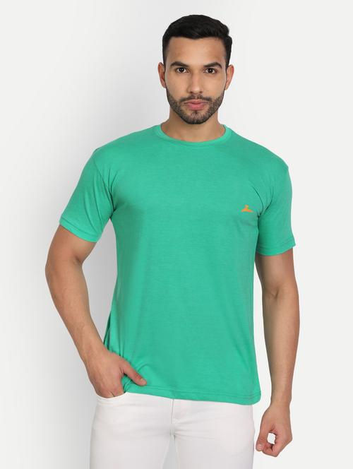 round neck solid regular t-shirt - 19700256 - Very Small Image - 1