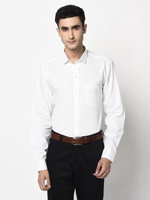 mens solids formal shirt - 19700407 - Very Small Image - 1