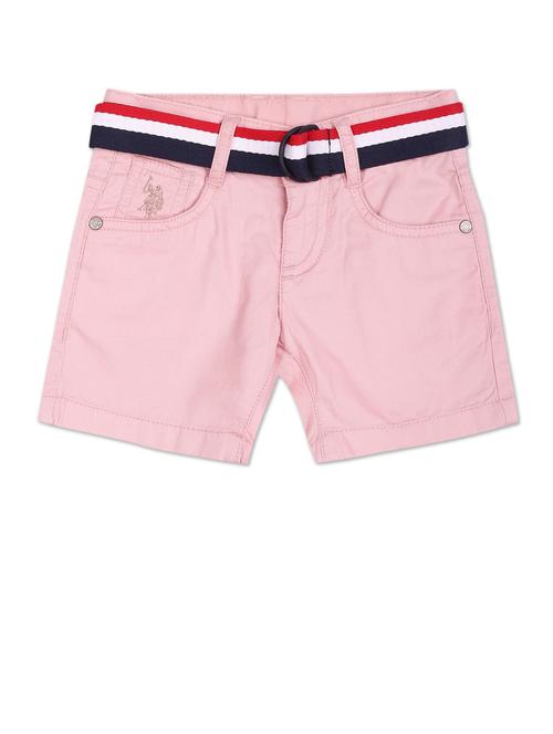 kid mid rise solid shorts - 19703476 - Very Small Image - 1