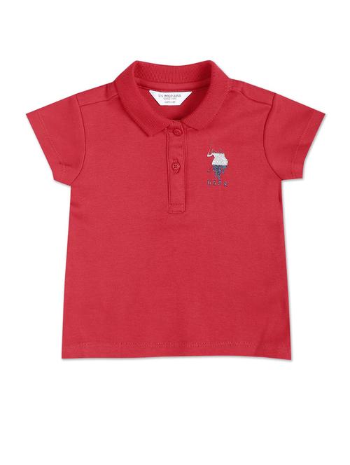 girls solid polo tee - 19703713 - Very Small Image - 1