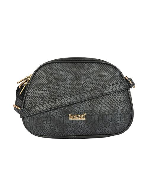 black solid sling bag - 19706567 - Very Small Image - 1